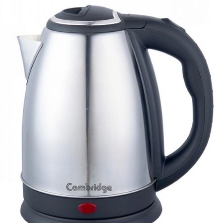 Electric Tea Kettle - Sk 9789 - Silver & Black ha103