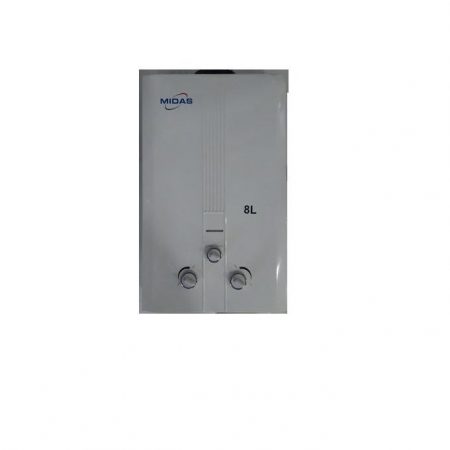 MIDAS 8L Instant Gas Water Geyser White ha130