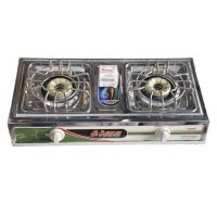 PK-200 - Deluxe - Auto Ignition Two Burner Stove - STEEL - NATURAL GAS ha94