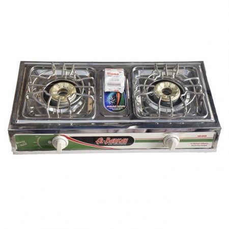 PK-200 - Deluxe - Auto Ignition Two Burner Stove - STEEL - NATURAL GAS ha94