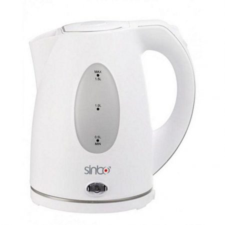 SK 2384 - Plastic Cordless Kettle - White ha361