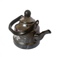 Stainless Steel Kettle Pot - 2L - Black ha239