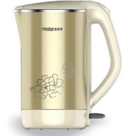 WF-6180 - Deluxe Cordless Kettle - Beige & Golden ha81