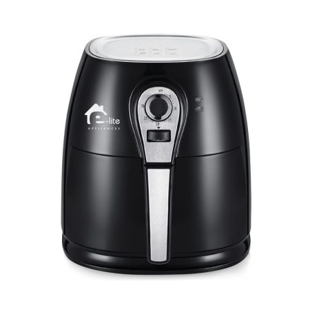 E-Lite ELAF-05 Air Fryer Black and White With One Year Warranty