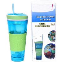 Snackeez 2-in-1 Snack & Drink The Big Glass