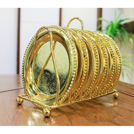 18kt Gold Plated Tea Mat Set