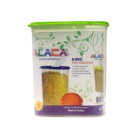 Alaca ST-012 Food Storage Box 4 ltr Green