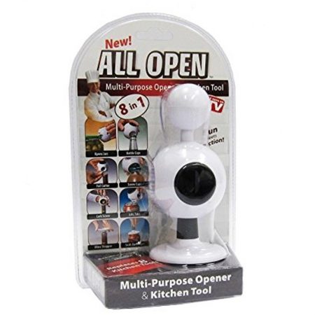 All Open 8 In 1 Multi Purpose Opener & Kitchen Tool