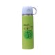 ART Fancy Double Wall Aluminium Water Bottle With Cup Green