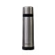 ART Vacuum Cup Aluminium Water Bottle Black & silver