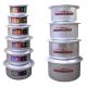 Domestic 1X10 Metal Finish Cookware Cooking 10 Pcs Set