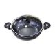 Domestic D-103 C Non Stick Wok With Glass Lid 30 cm