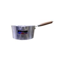 Domestic D-23A Milk Pan With Wooden Handle 6 Inch 1.75 Ltr
