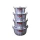 Domestic D-41E Cook Cuisine Cookware 6x10 Pcs Set