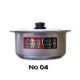 Domestic No4 Metal Finish Cookware Cooking 1 Pcs