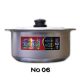 Domestic No6 Metal Finish Cookware Cooking 1 Pcs