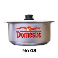 Domestic No8 Metal Finish Cookware Cooking 1 Pcs