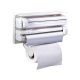 Kitchen Triple Paper Dispenser White