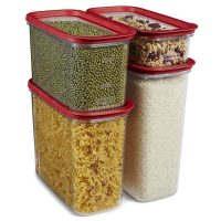 Rubbermaid 8 Piece 4-Dry Food Container Set