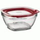 Rubbermaid Rm-2856006 8 Cup 1.8l Square Glass Storage Container