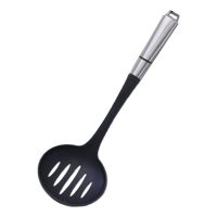 Stainless Steel Handle Silicone Non Stick slotted Cooking Spoon