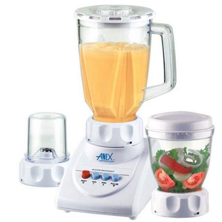 Anex 3 in 1 - Blender With Grinders AG-695 - White TM-K01