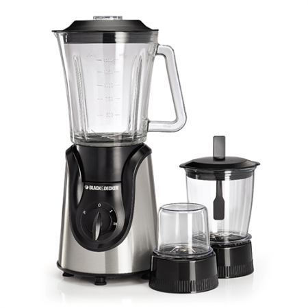 Black & Decker BX-600G 3 in 1 600W Blender with Grinder & Mixer TM-K108