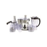 Gaba National GN-921 DLX 8 in 1 Food Processor Silver with Official Warranty TM-K179