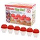Silicone Egg Poachers for hard boiled eggs (Pack Of 6) TM-K262