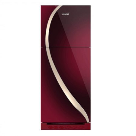 Homage Refrigerator Crystal 18 Cu Ft in Maroon