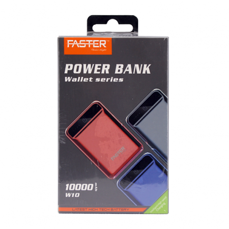 Faster 10000Mah Power Bank W10