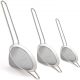 Kitchen Stainless Steel Flour Tea Strainer 3 Pcs