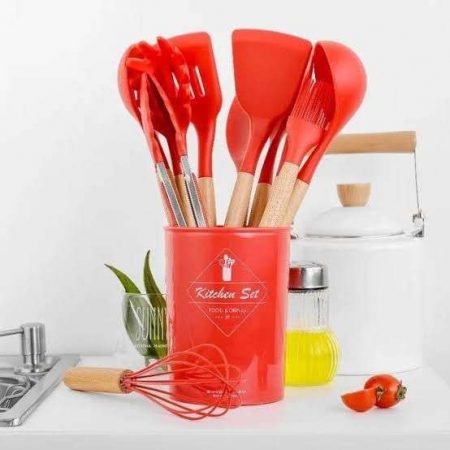 Kitchen Utensil Set Silicone Cooking 12 PCS