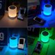 Speaker Wireless Portable Bluetooth LED Lamp