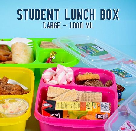 Student Lunch Box Large 1000ml Online in Pakistan: HomeAppliances.pk
